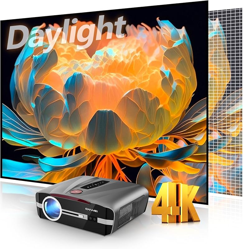 Daylight Projector 4K Ultra HD 2300 High ANSI Smart Home Theater