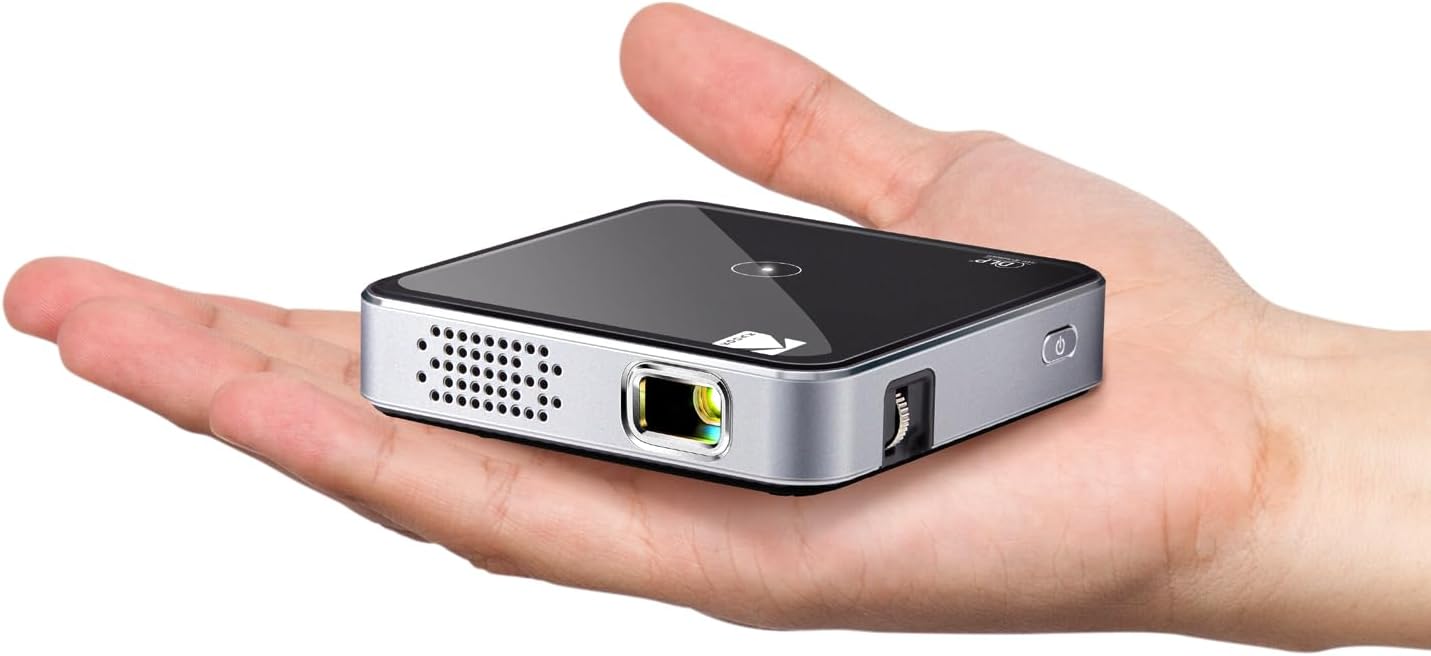 Kodak Ultra Mini 1080p Portable DLP Projector with Built-in Speaker an