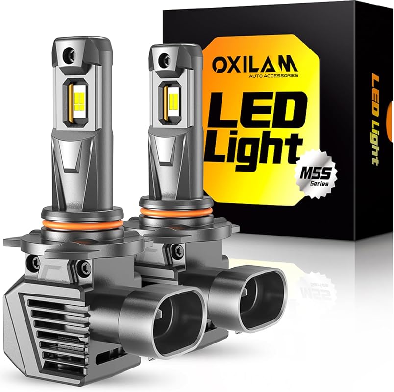 OXILAM 9012 LED Headlight Bulbs, 30,000 Lumens, 6500K White, IP68, Pack of 2