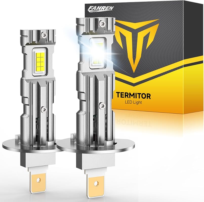 FAHREN Upgraded H1 LED Bulbs, 6500K, IP68 Waterproof, Plug-and-Play, P