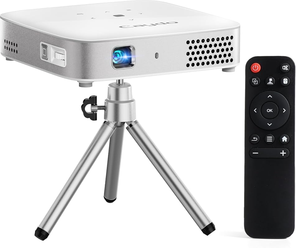 Caydo M1C Rechargeable DLP Art Projector with Drawing App and 4K Suppo