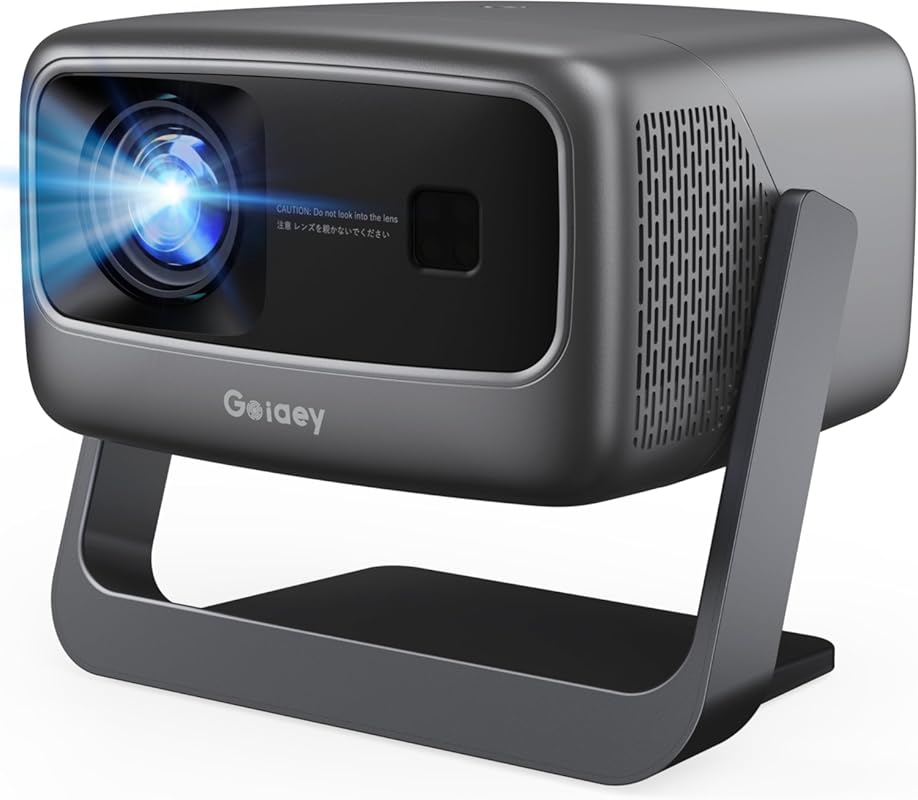2500 ANSI 4K Projector with WiFi, Bluetooth, Auto Keystone, 1080P Supp