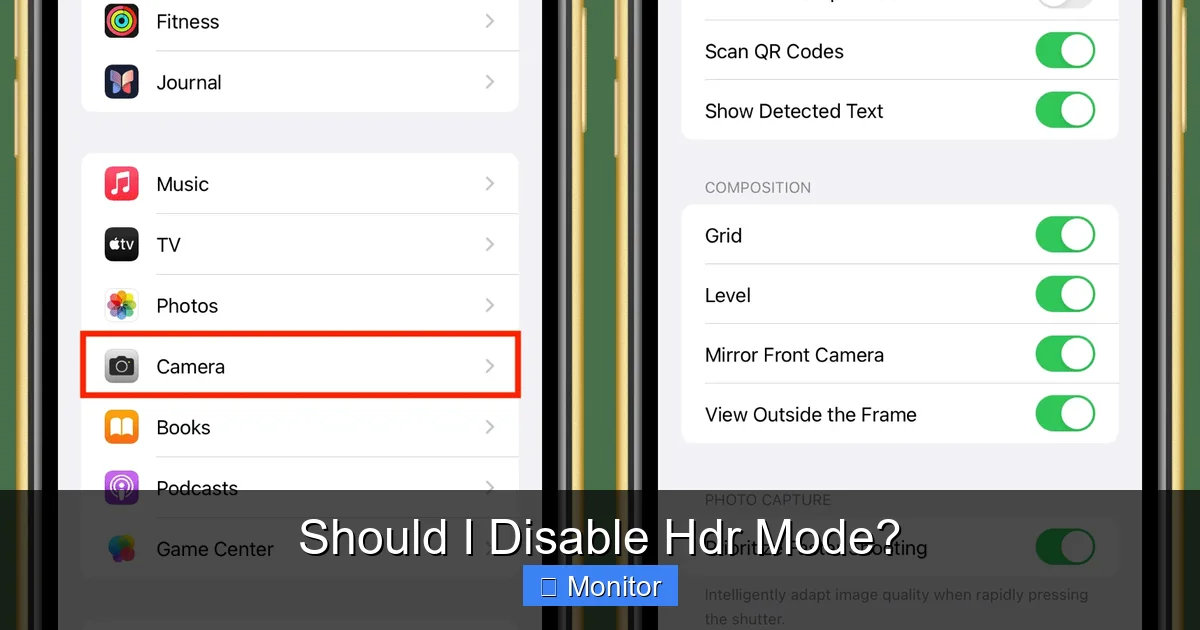 Should I Disable Hdr Mode?