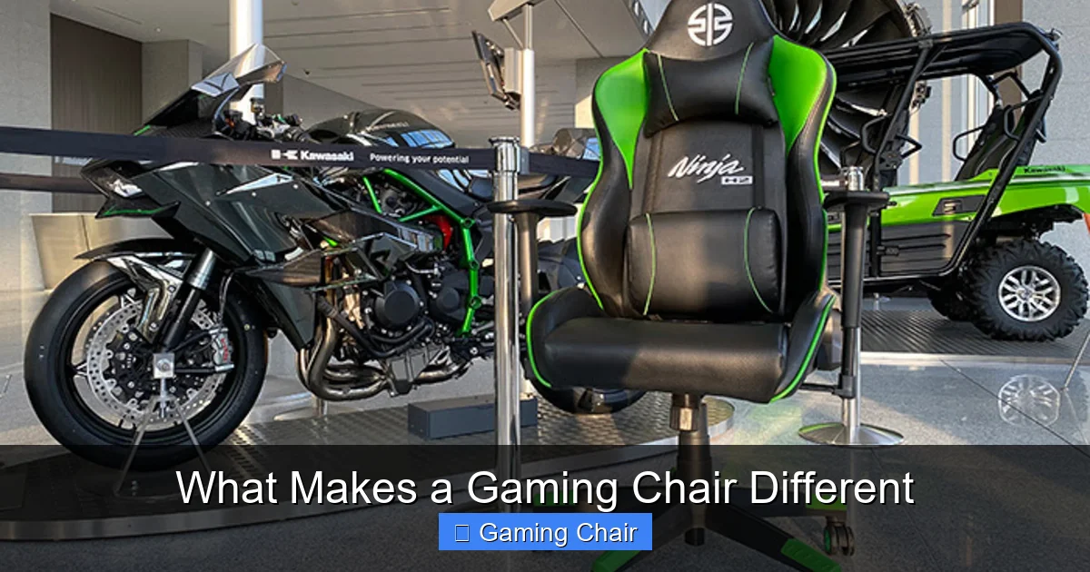 What Makes a Gaming Chair Different