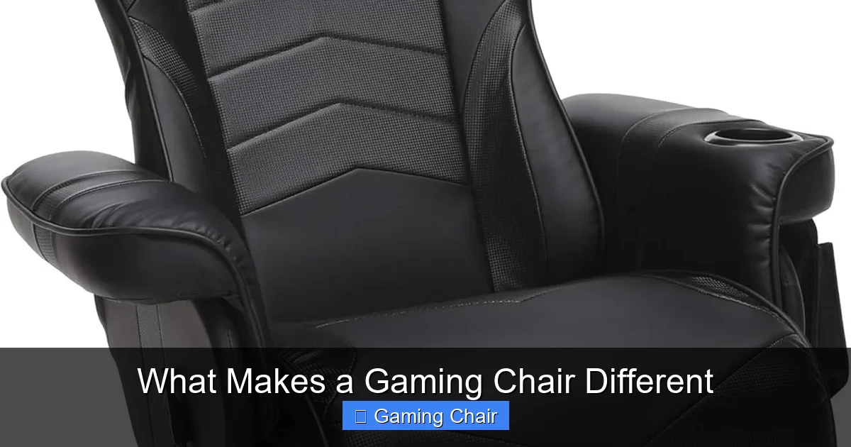 What Makes a Gaming Chair Different