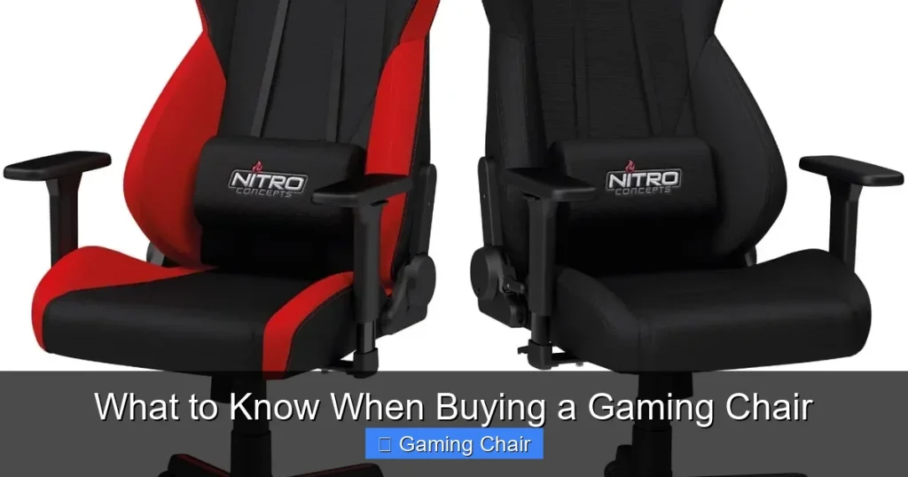 What to Know When Buying a Gaming Chair What to Know When Buying a Gaming Chair