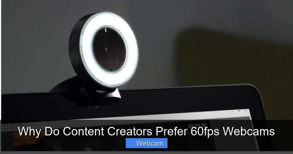 Why Do Content Creators Prefer 60fps Webcams Why Do Content Creators Prefer 60fps Webcams