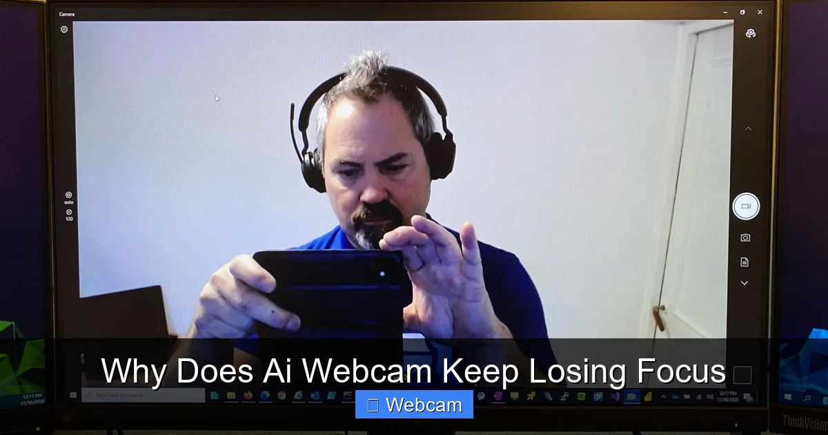 Why Does Ai Webcam Keep Losing Focus