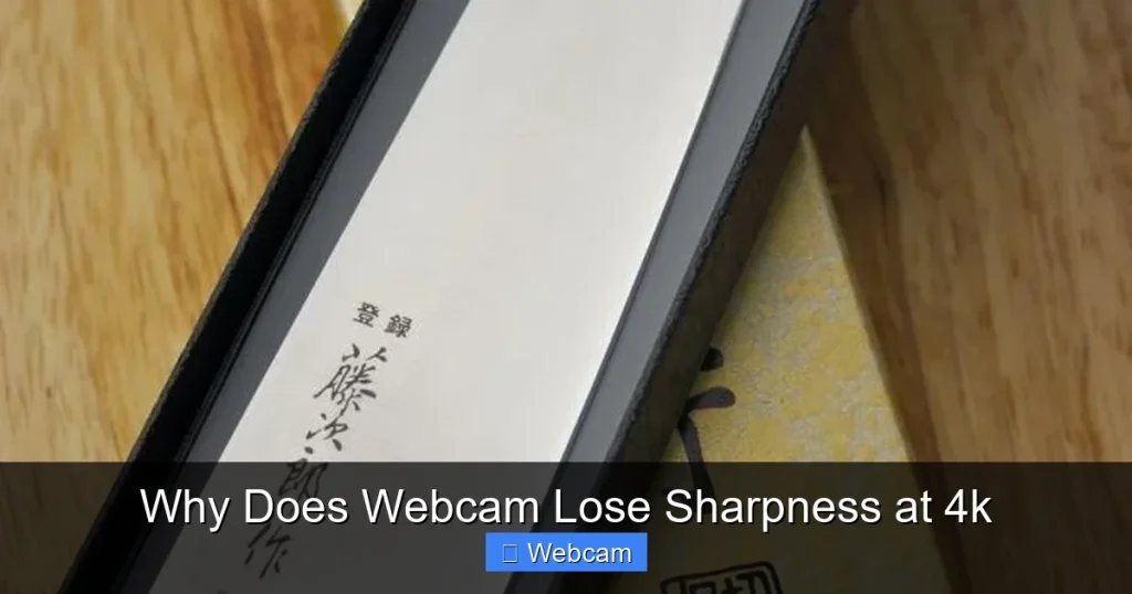 Why Does Webcam Lose Sharpness at 4k Why Does Webcam Lose Sharpness at 4k
