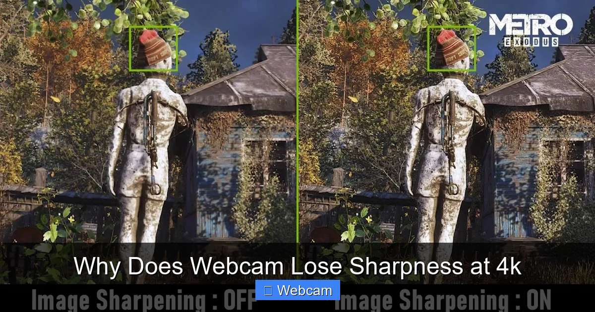 Why Does Webcam Lose Sharpness at 4k
