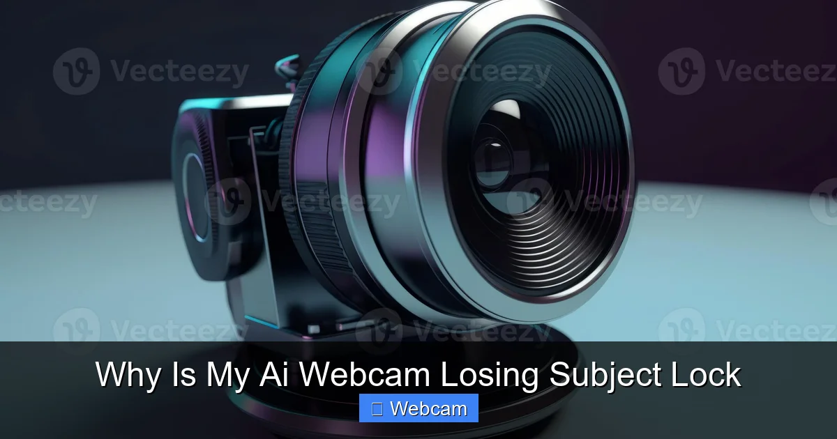 Why Is My Ai Webcam Losing Subject Lock
