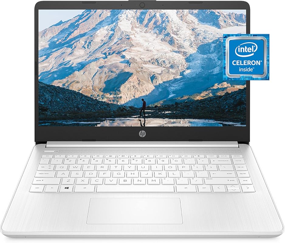HP 14 Laptop, Intel Celeron N4020, 4GB RAM, 64GB Storage, 14