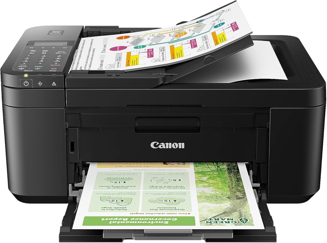 Canon PIXMA TR4720 All-in-One Wireless Home Printer with Auto Document