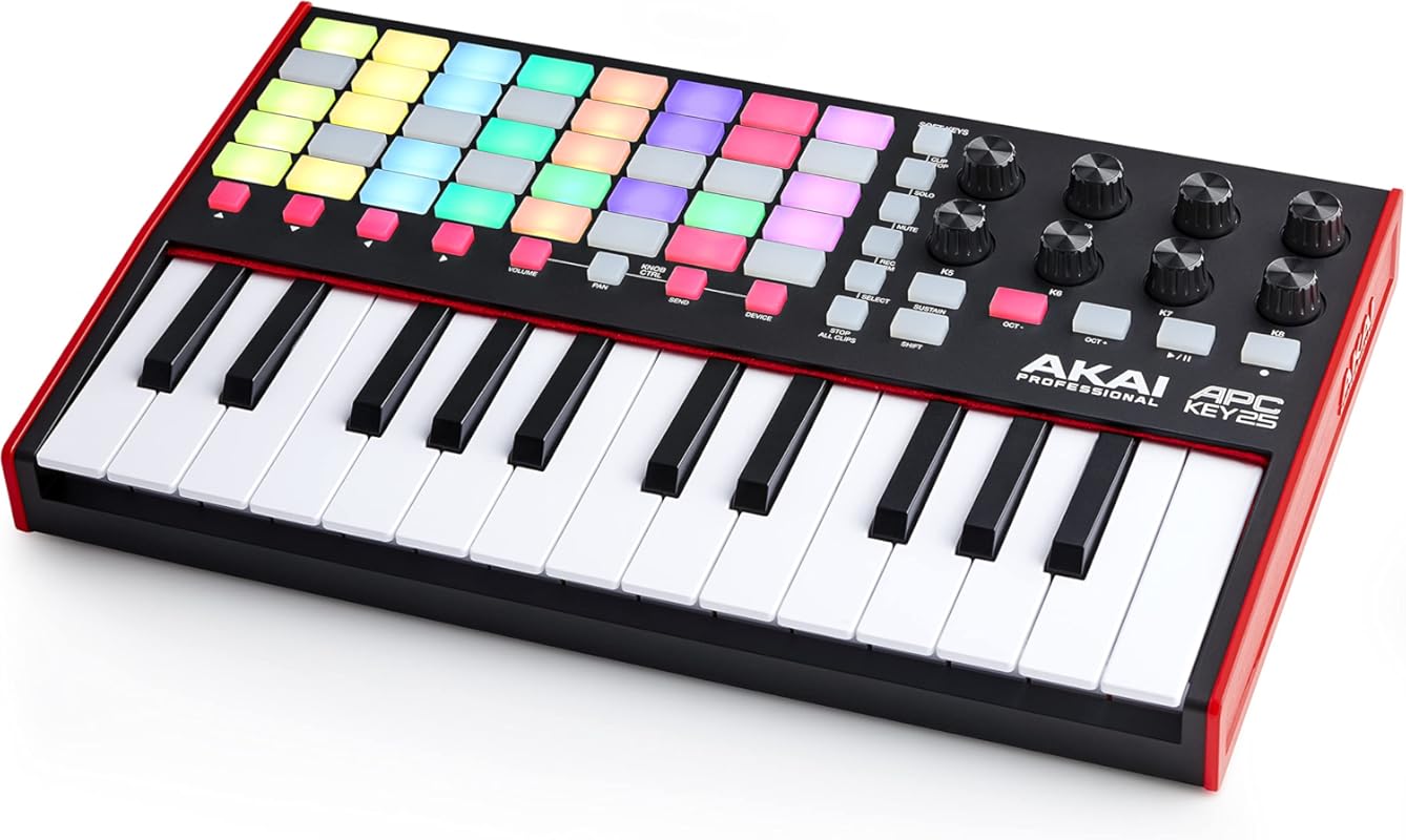 Akai APC Key 25 MK2 25-Key USB MIDI Keyboard Controller for Clip Launc
