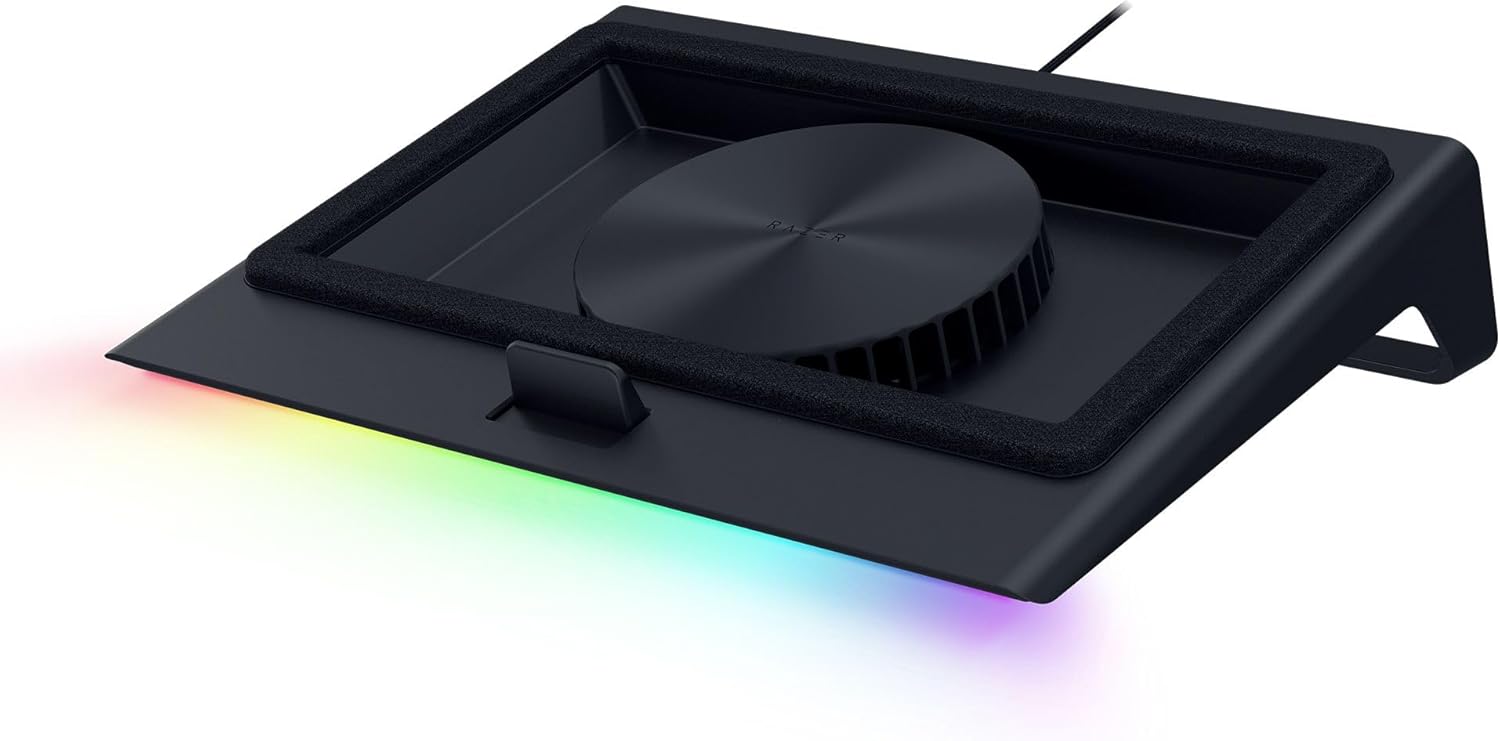 Razer Adaptive Smart Laptop Cooling Pad with Intelligent Fan Control &
