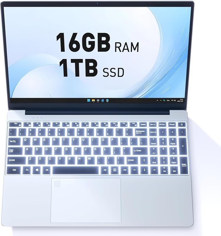 16GB RAM 1TB SSD Business Laptop: 15.6