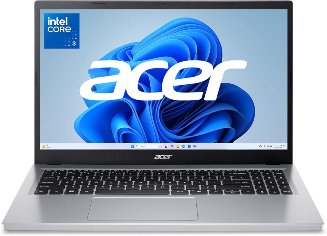 acer Aspire Go 15 AI Ready Laptop, Intel Core 3 N355, 8GB DDR5 RAM, 12