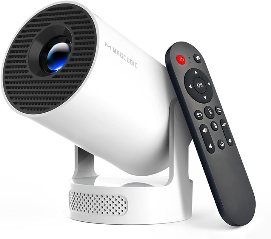 Magcubic Mini Projector: WiFi 6, Bluetooth 5.4, 4K Support, 5W Speaker