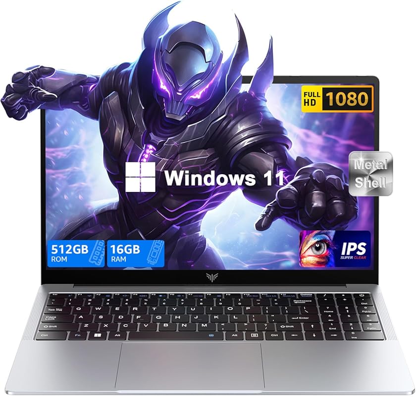 2026 Intel Twin Lake Laptop: 16GB RAM, 512GB NVMe SSD, 15.6