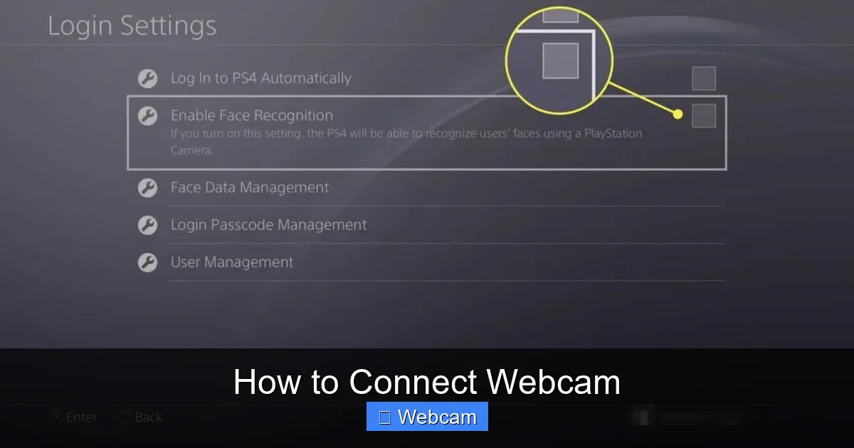How to Connect Webcam