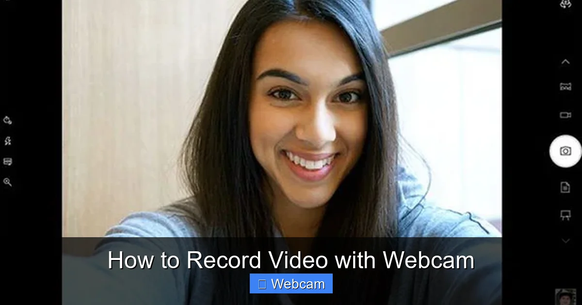 How to Record Video with Webcam