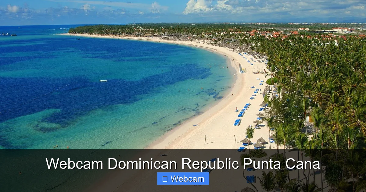 Webcam Dominican Republic Punta Cana
